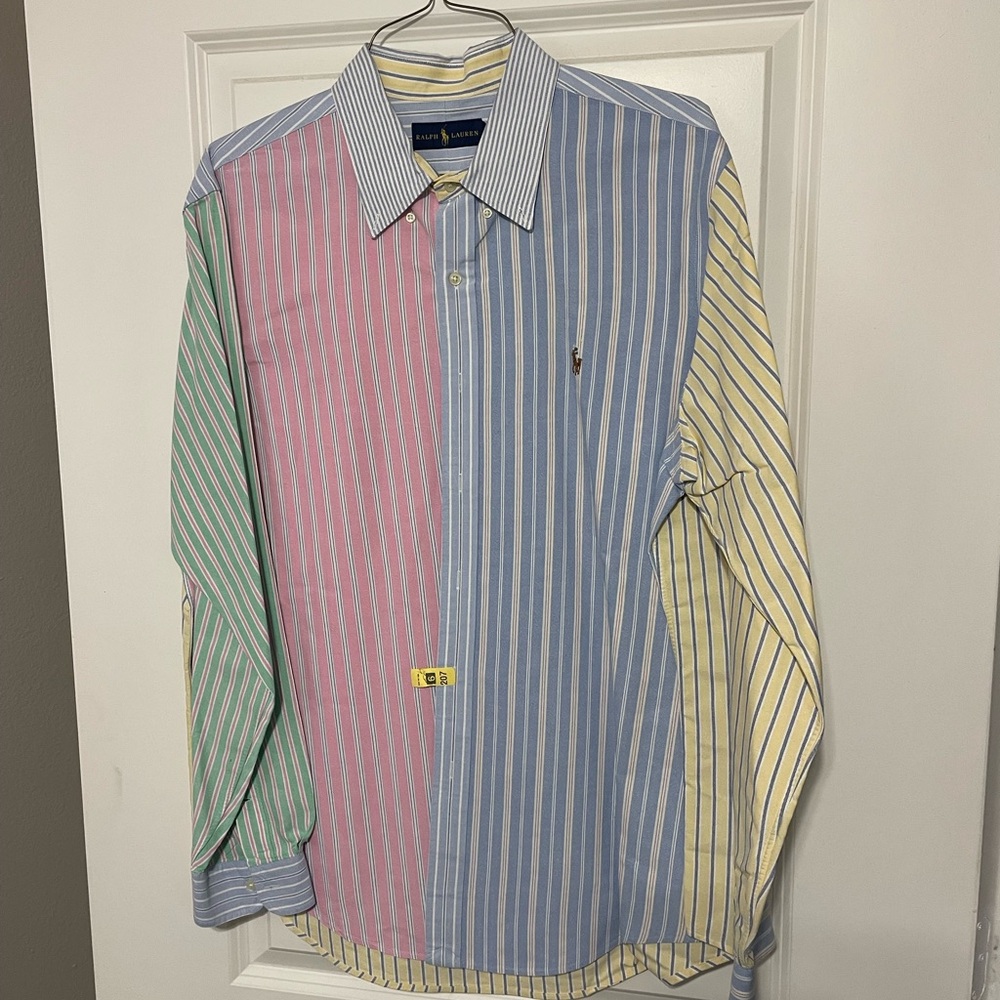 Ralph Lauren Men's Colorful Striped Shirt